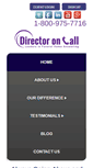 Mobile Screenshot of directoroncall.com